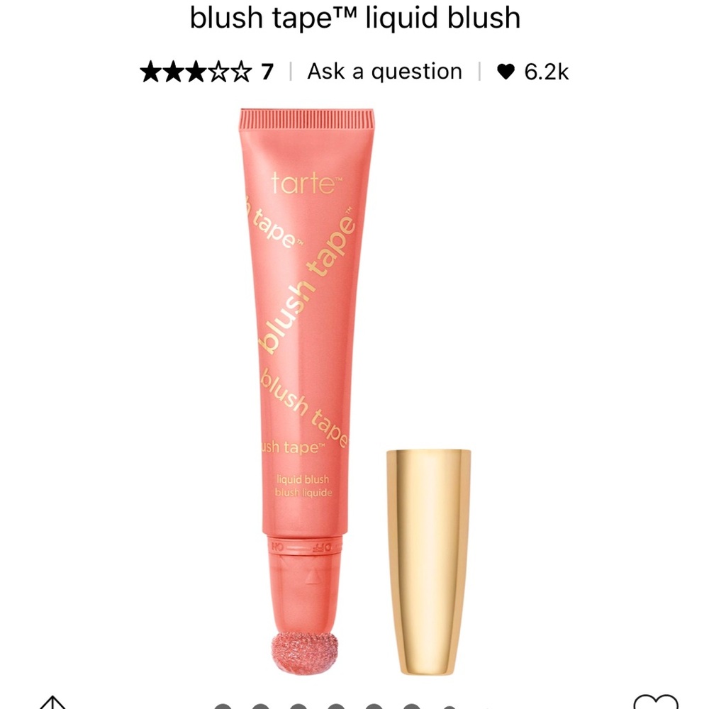 Tarte Blush Tape Liquid Blush - Coral